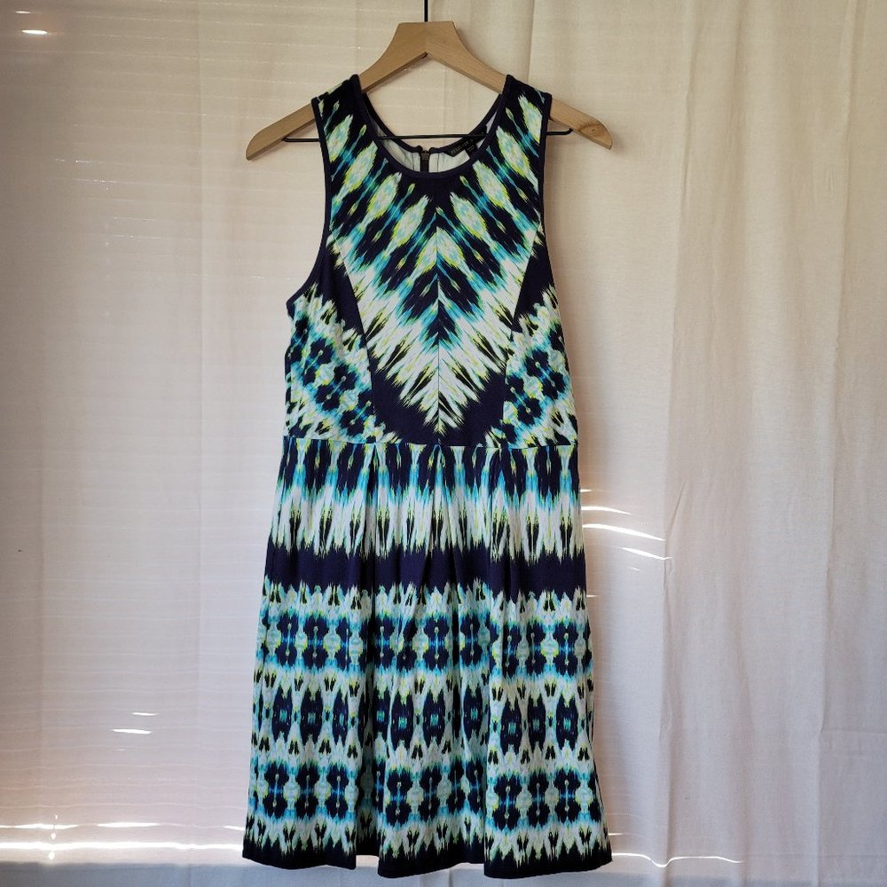 Felicity & Coco Blue Tie-Dye Summer Dress